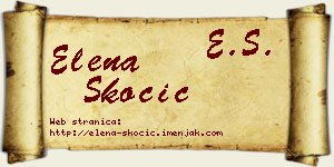 Elena Skočić vizit kartica